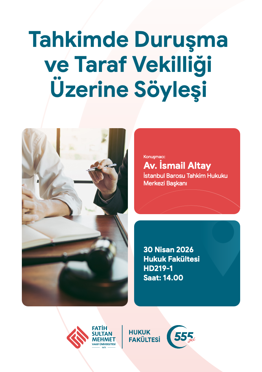 Tahkimde Duruşma ve Taraf Vekilliği Söyleşisi