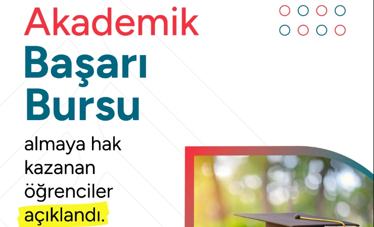 Akademik Başarı Bursu Almaya Hak Kazanan Öğrenciler Açıklandı.