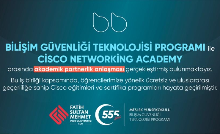 FSMVÜ MYO & Cisco Networking Academy İş Birliği