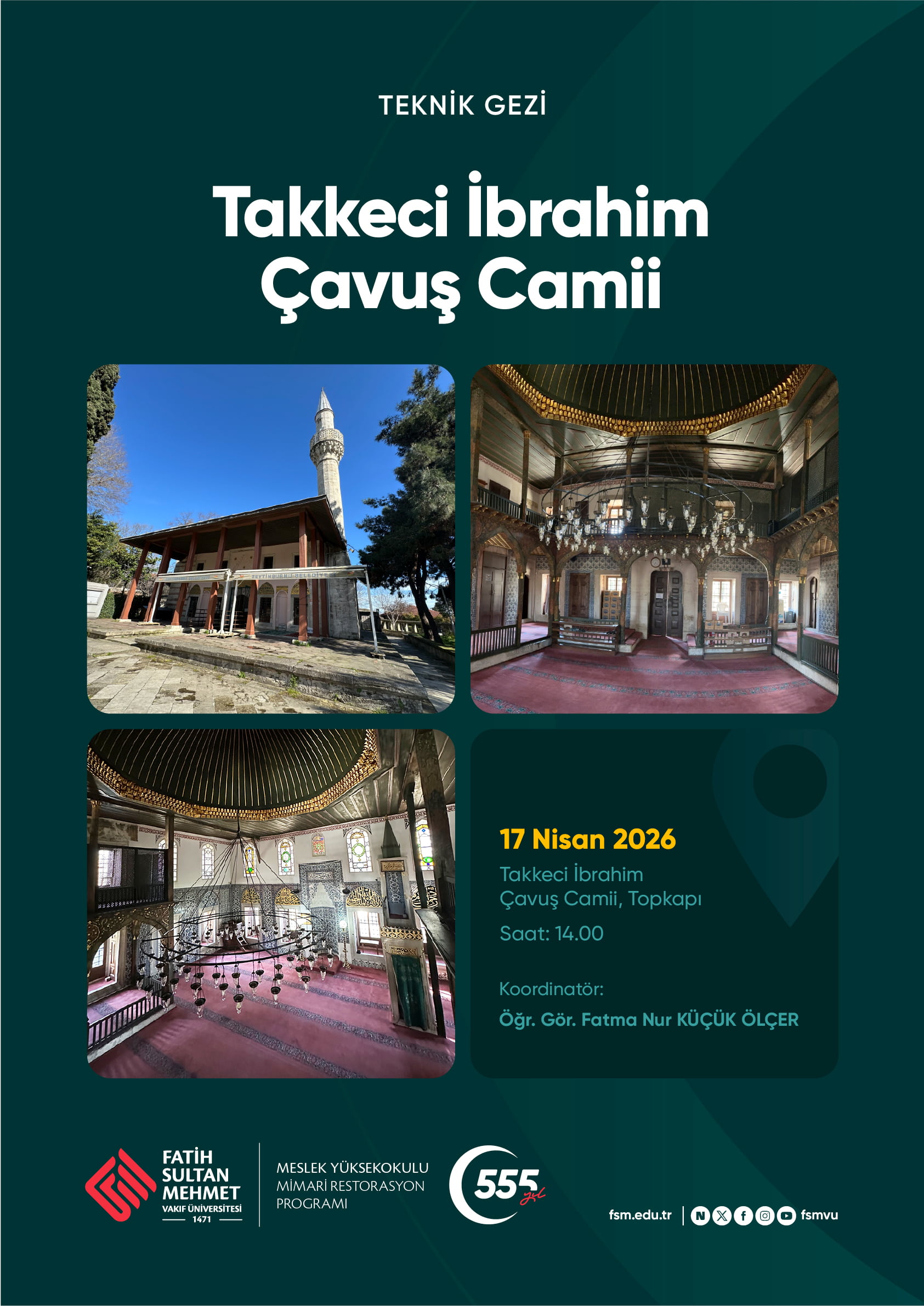 Takkeci İbrahim Çavuş Camii Gezisi