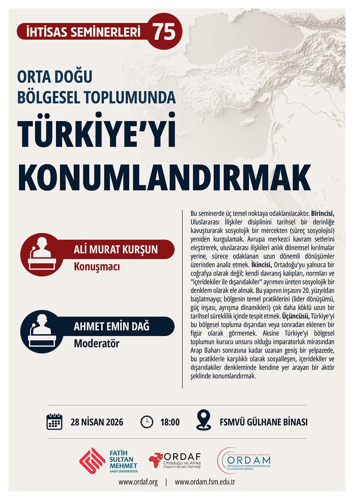 Orta Doğu Bölgesel Toplumunda Türkiye'yi Konumlandırmak