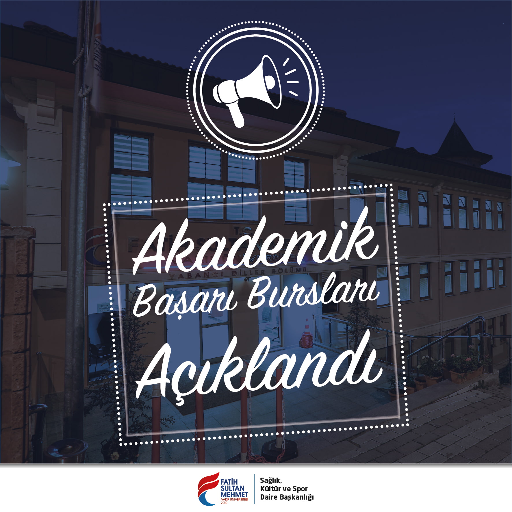 Akademik Başarı Bursları Açıklandı