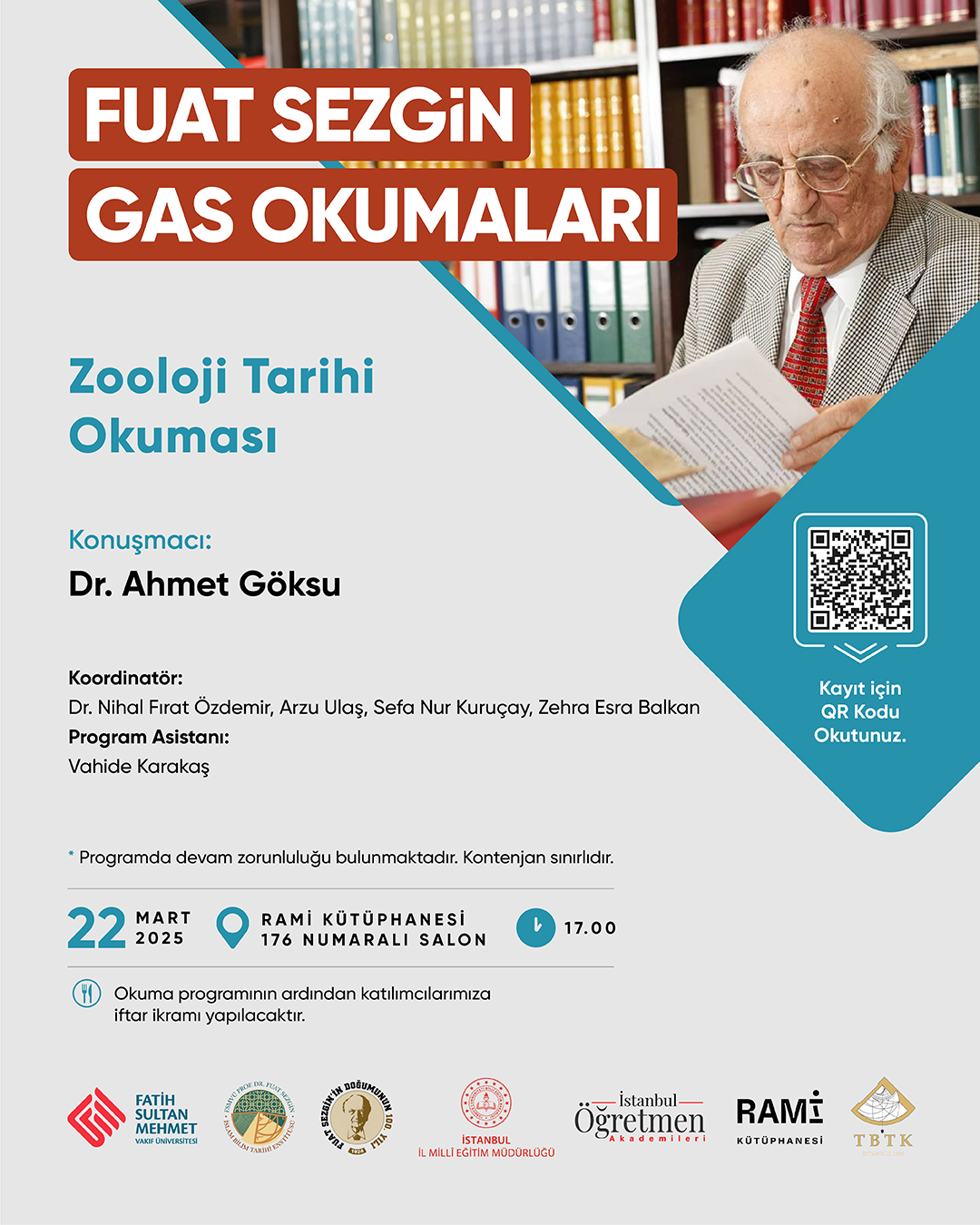 Fuat Sezgin GAS Okumaları-Zooloji Tarihi Okuması