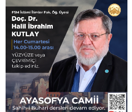 Ayasofya Camii Sahihi Buhari Dersleri