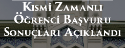 2019 Kısmi Zamanlı Öğrenci