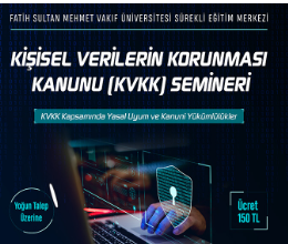 Kişisel Verilen Korunması Kanunu (KVKK) Semineri