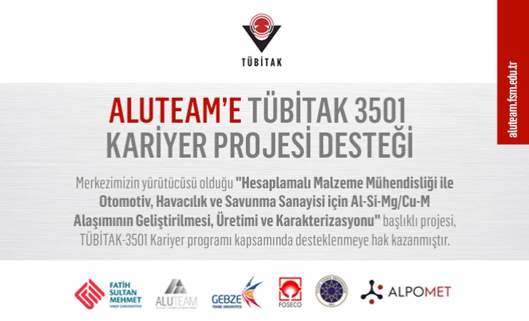 Üniversitemize TÜBİTAK 3501–Kariyer Geliştirme Programı Desteği