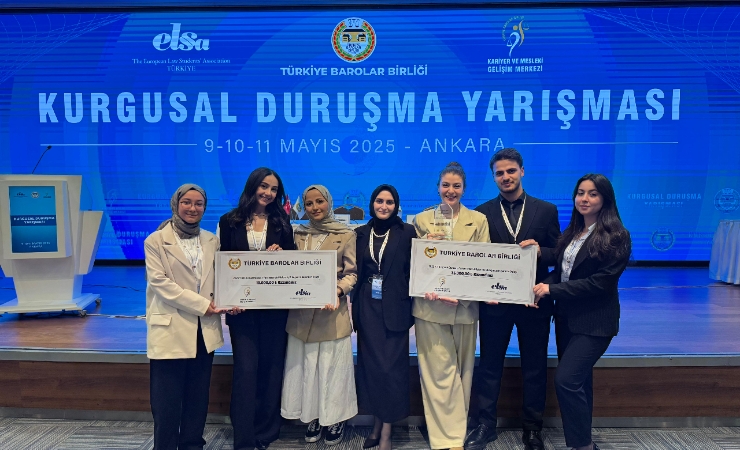 ELSA Kurgusal Duruşma Yarışması’nda Takımlarımız Birinci ve Üçüncü Oldu