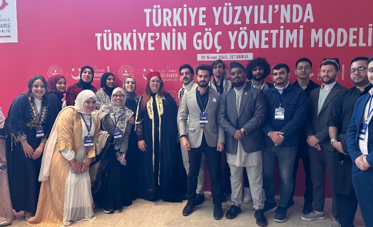 Uluslararası Öğrencilerimizle Türkiye Yüzyılında Göç Yönetim Modeli Programına Katıldık