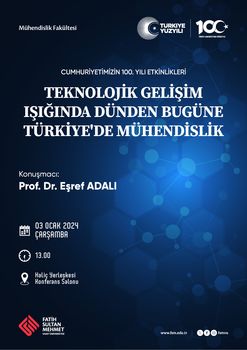 Teknolojik Gelişim Işığında Dünden Bugüne Türkiye'de Mühendislik Semineri