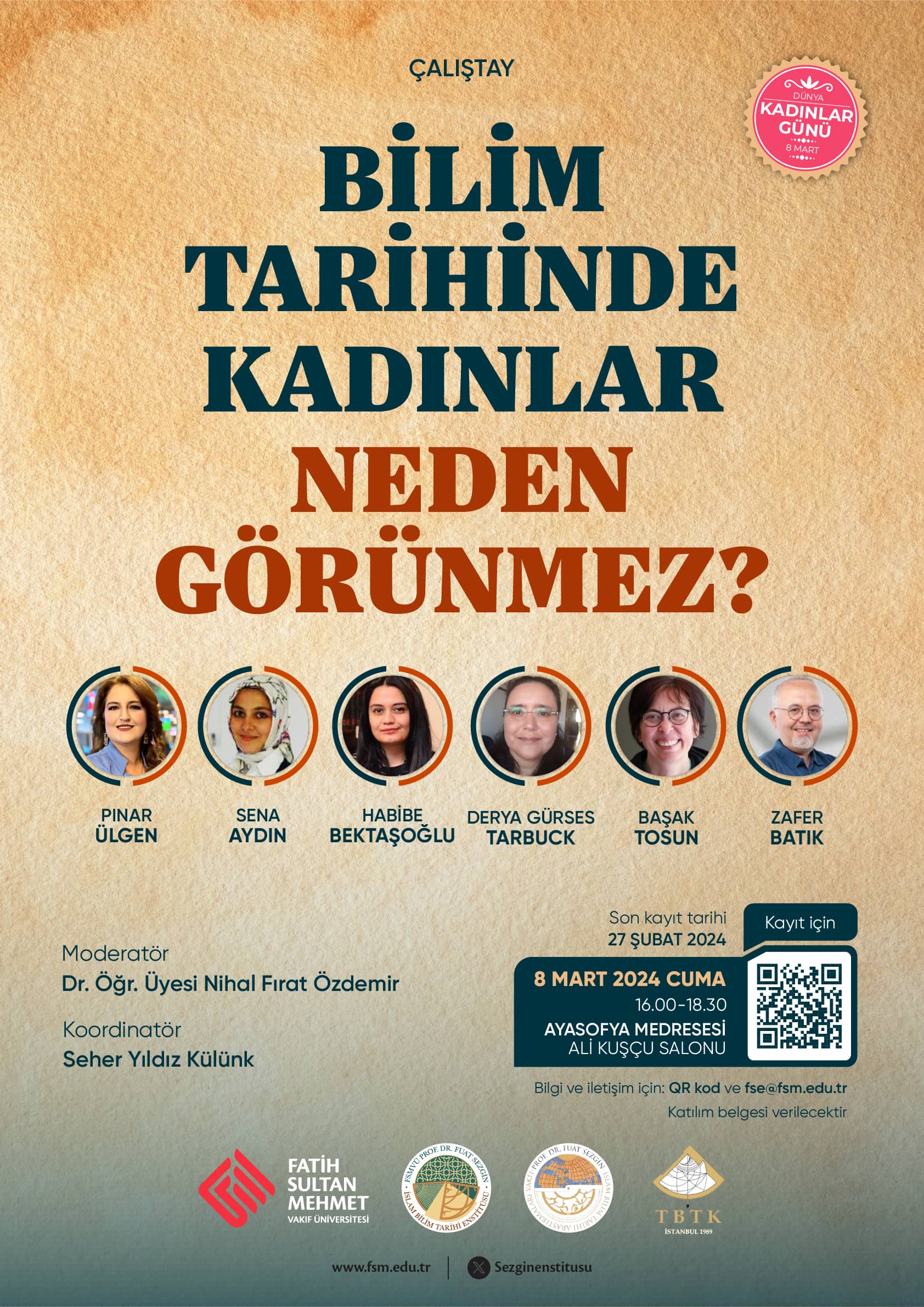 Çalıştay: Bilim Tarihinde Kadınlar Neden Görünmez?