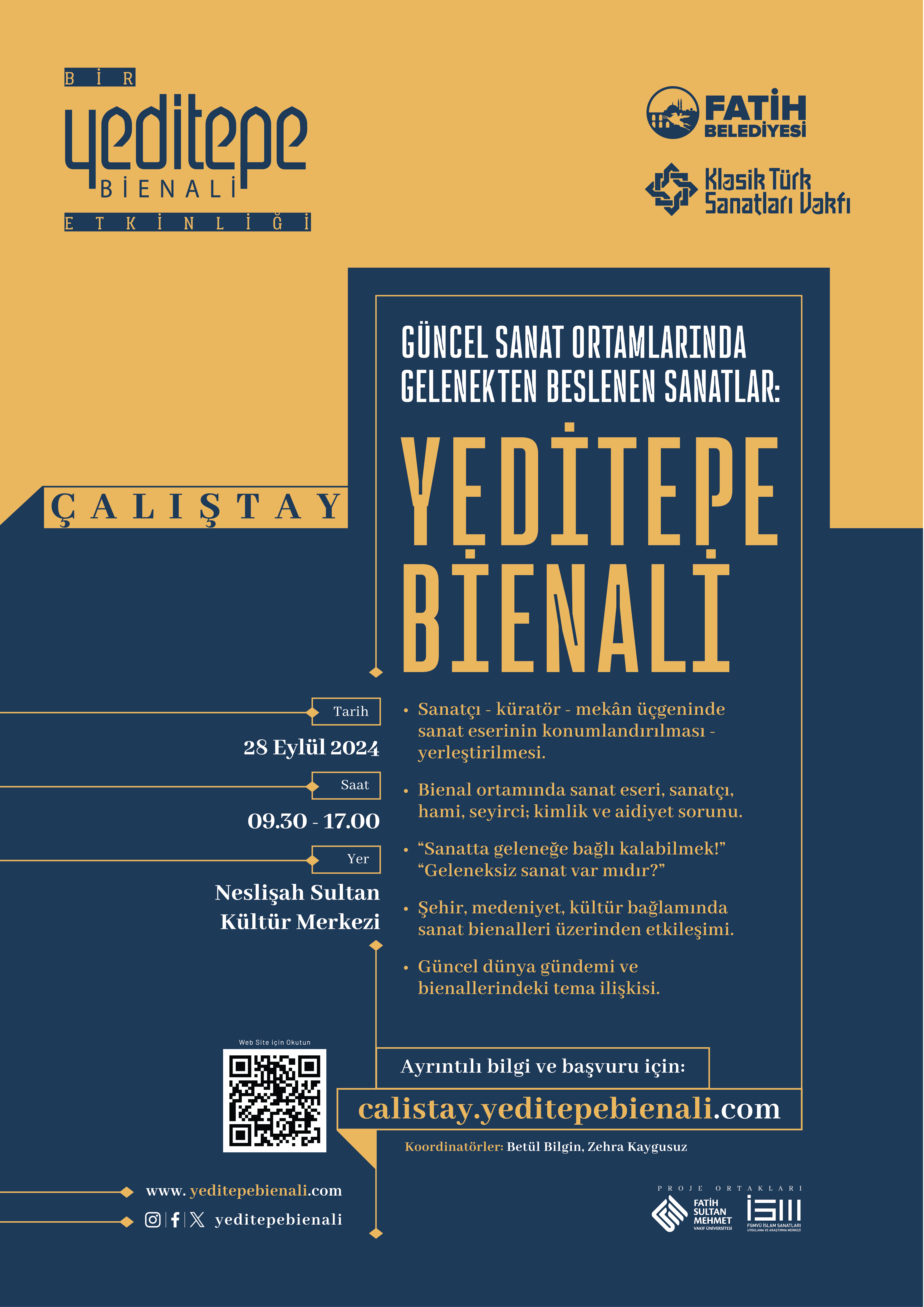 “Güncel Sanat Ortamlarında Gelenekten Beslenen Sanatlar” Yeditepe Bienali