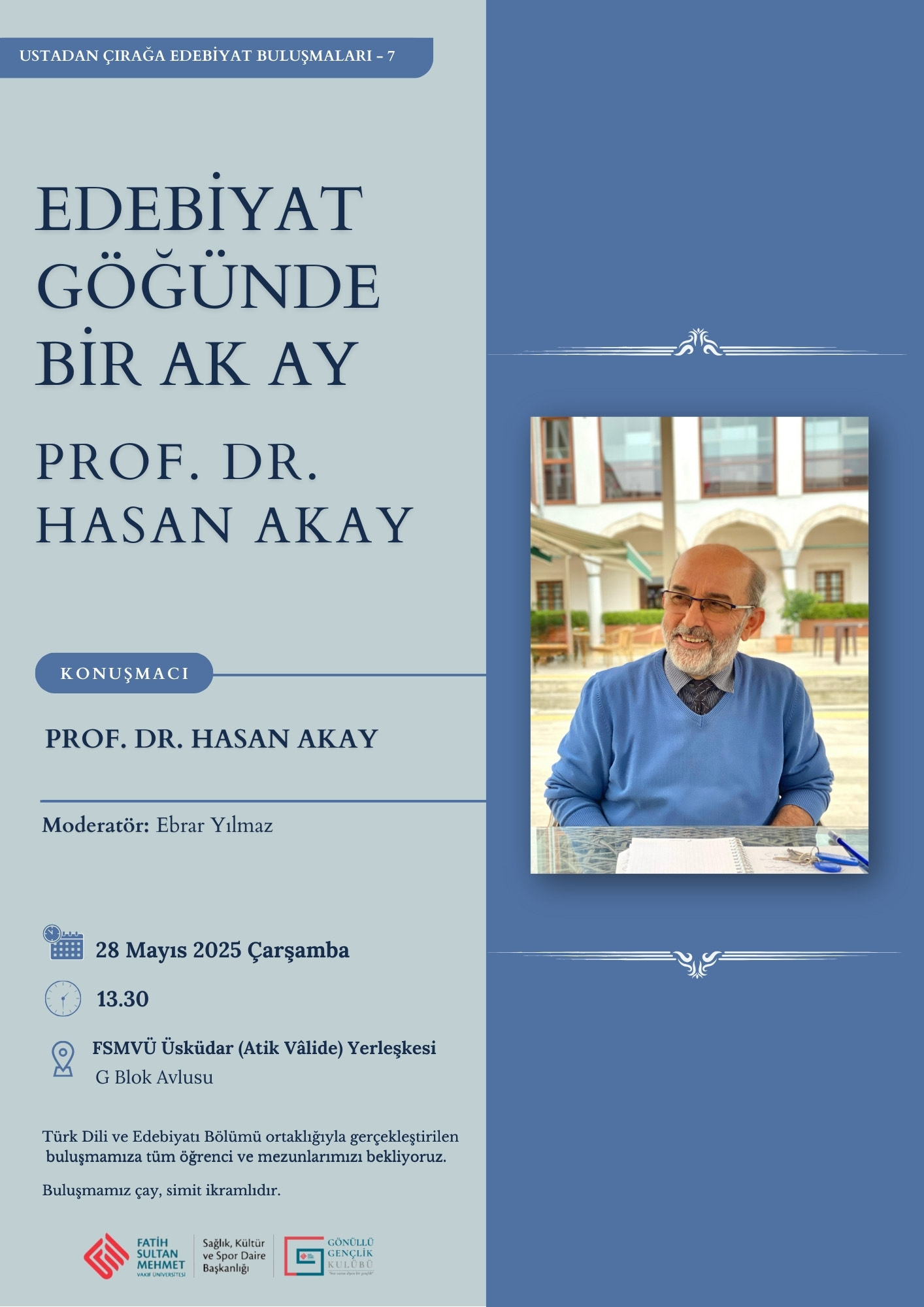 Edebiyat Göğünde Bir Ak Ay: Prof. Dr. Hasan Akay
