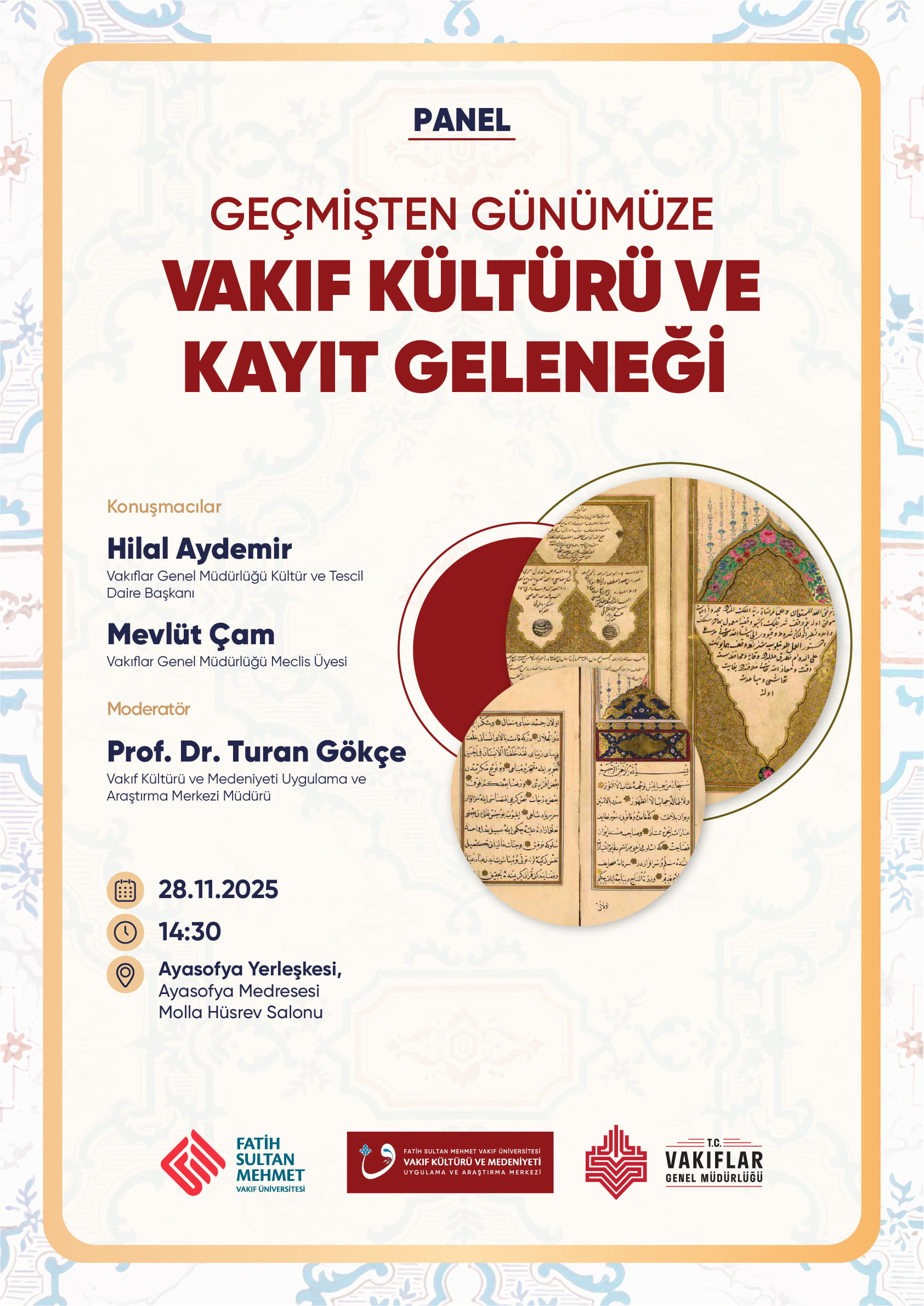 Geçmişten Günümüze Vakıf Kültürü ve Kayıt Geleneği