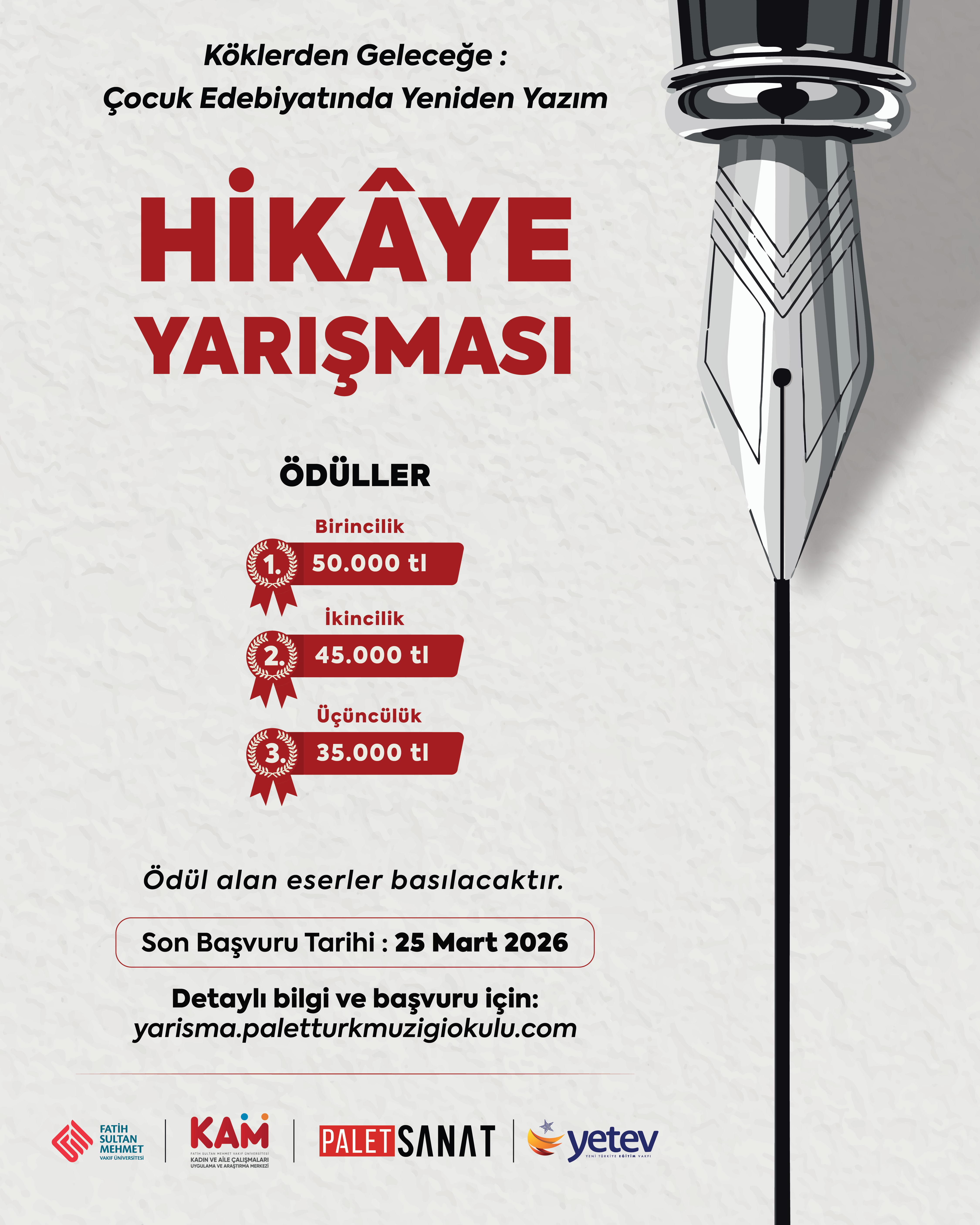 Köklerden Geleceğe Çocuk Edebiyatında Yeniden Yazım Hikaye Yarışması