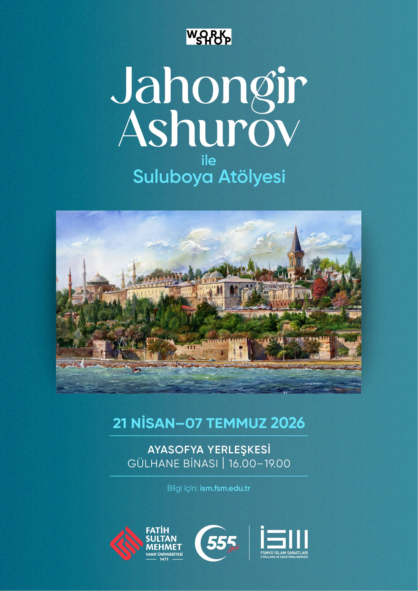 Jahongir Ashurov ile Suluboya Atölyesi
